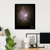 Zwerg Galaxy NGC 1705 Hubble Telescope Poster (Heimbüro)