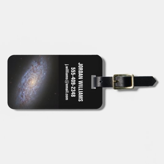 Zwerg Galaxy Ngc 5949. Gepäckanhänger (Vorderseite horizontal)