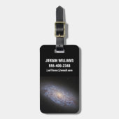 Zwerg Galaxy Ngc 5949. Gepäckanhänger (Vorderseite vertikal)