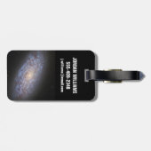 Zwerg Galaxy Ngc 5949. Gepäckanhänger (Rückseite horizontal)