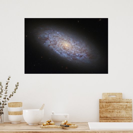 Zwerg Galaxy Ngc 5949. Poster (Küche)