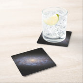 Zwerg Galaxy Ngc 5949. Rechteckiger Pappuntersetzer (Vor Ort)