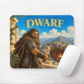 Zwerg, Gothic Fantasy Monster Mousepad (Mit Mouse)