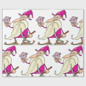Zwerg mit Diamant Geschenkpapier (Flach)