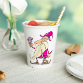 Zwerg mit Diamant Pappbecher