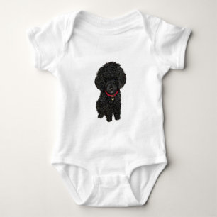 Zwerg- oder Toy-Pudel - Schwarz 1 Baby Strampler