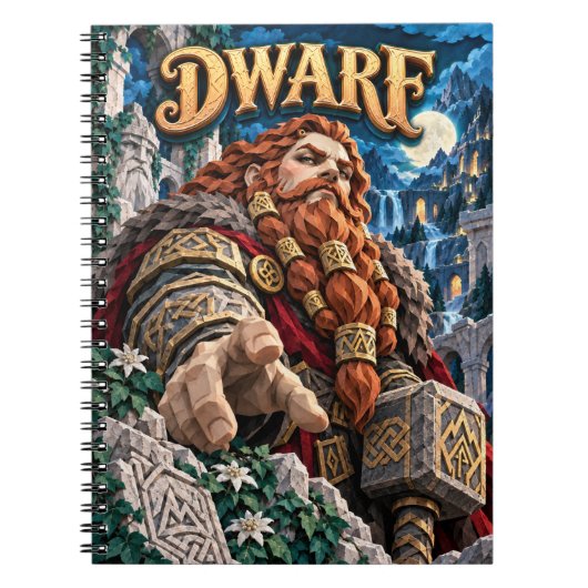 Zwerg, Paper Cut Monster Notizblock (Vorderseite)