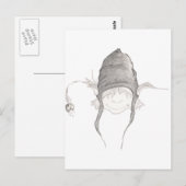 Zwerg Postkarte (Vorne/Hinten)