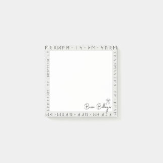 Zwerg rundet Dungeons und Drachen nach dem Ende Post-it Klebezettel