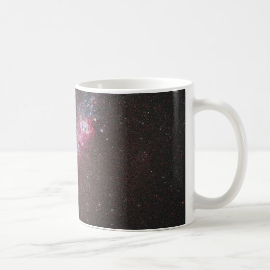 Zwerg Unregelmäßige Galaxie NGC 4214, vorgestellt Kaffeetasse (Rechts)