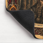 Zwerg, Vintage-Zirkusmonster Mousepad (Ecke)