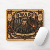Zwerg, Vintage-Zirkusmonster Mousepad (Mit Mouse)