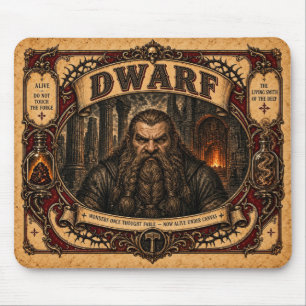 Zwerg, Vintage-Zirkusmonster Mousepad