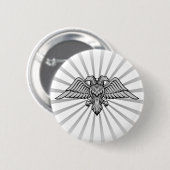 Zwergadler Button (Vorne & Hinten)
