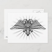 Zwergadler Postkarte (Vorne/Hinten)