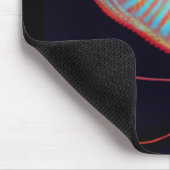 Zwergartiger Gourami-tropische Fische Mousepad (Ecke)