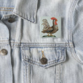 Zwergartiger junger Hahn, c.1767-76 (Hand farbiger Button (Beispiel)