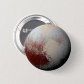Zwergartiger Planet Pluto durch neues Button (Vorne & Hinten)