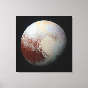 Zwergartiger Planet Pluto Leinwanddruck