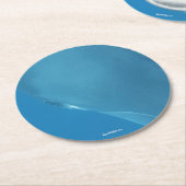 Zwergartiges Minkwal Auge Runder Pappuntersetzer (Angewinkelt)