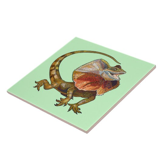 Zwergeidechse Fliese (Seite)