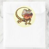 Zwergeidechse Runder Aufkleber (Tasche)