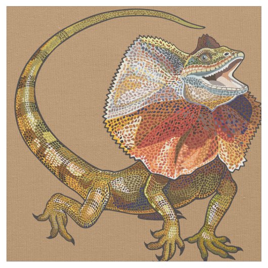 Zwergeidechse Stoff (Nahaufnahme)