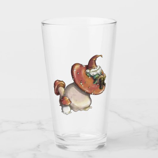 Zwergen-Schläfchen Glas (Vorderseite)