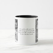 Zwergen-Schmied an der Esse Tasse (Zentrum)