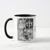 Zwergen-Schmied an der Esse Tasse (Links)