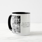 Zwergen-Schmied an der Esse Tasse (Vorderseite Links)