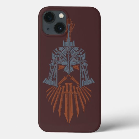 Zwergenwaffenhelm-Symbol Case-Mate iPhone Hülle (Rückseite)