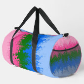 Zwergfahne, Abstrakte, omniromantische Flagge Duffle Bag (Rechte Ecke)