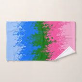 Zwergfahne, Abstrakte, omniromantische Flagge Handtuch (Handtuch)