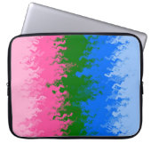 Zwergfahne, Abstrakte, omniromantische Flagge Laptopschutzhülle (Vorderseite)