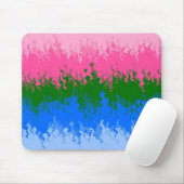 Zwergfahne, Abstrakte, omniromantische Flagge Mousepad (Mit Mouse)