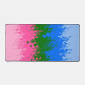 Zwergfahne, Abstrakte, omniromantische Flagge Schreibtischunterlage (Vorderseite)