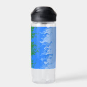 Zwergfahne, Abstrakte, omniromantische Flagge Trinkflasche (Rückseite)