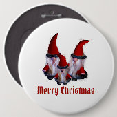 Zwergfamilie Weihnachten Button (Vorne & Hinten)