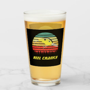 Zwergfisch Funny Bass Fischen Crankbait Retro Glas