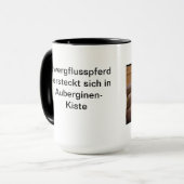 Zwergflusspferd Tasse (Vorderseite Links)