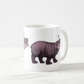 Zwergflusspferdbaby Kaffeetasse (VorderseiteRechts)