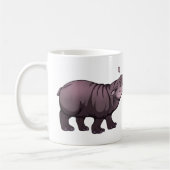 Zwergflusspferdbaby Kaffeetasse (Links)