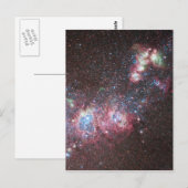Zwerggalaxie NGC 4214 Postkarte (Vorne/Hinten)