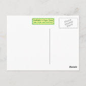 Zwerghase Postkarte (Rückseite)