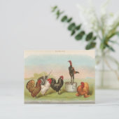 Zwerghühner Postkarte (Stehend Vorderseite)