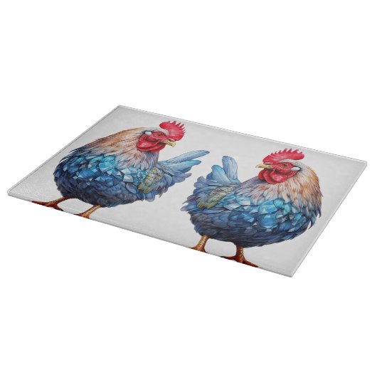 Zwerghühner Schneidebrett (Ecke)