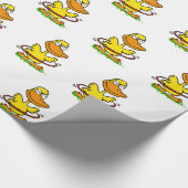 Zwerghula | Hintergrundfarbe auswählen Geschenkpapier (Ecke)