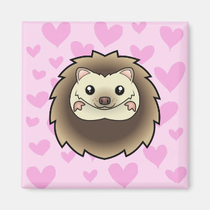 Zwergigel Liebe Magnet