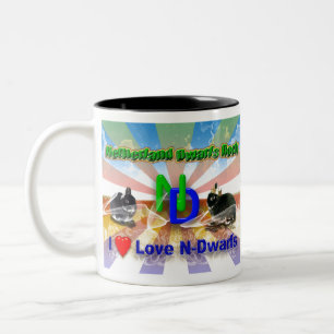 Zwergkaninchen Zweifarbige Tasse